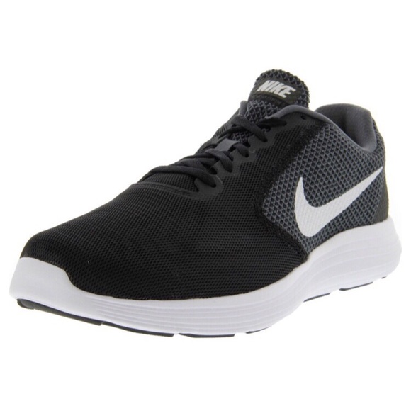 Nike Other - Nike Revolution 3 Black & White Running Shoes